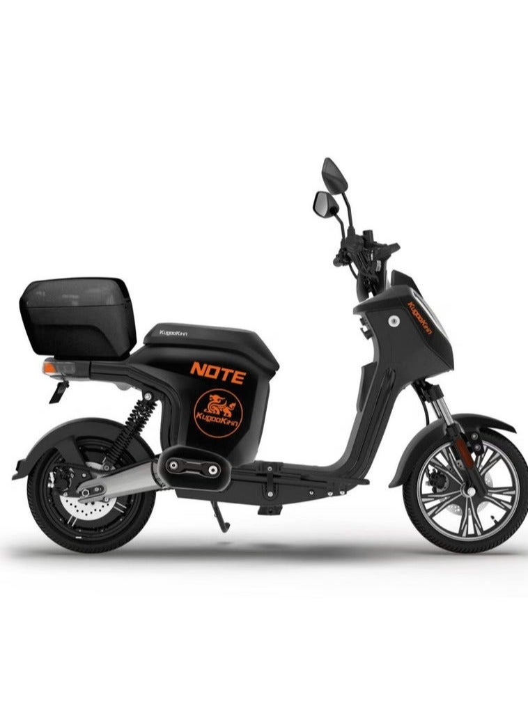كي يو جي أو أو سكوتر كهربائي من نوت - محرك قوي 1200 وات، نطاق أقصى 50 كم، سرعة 50 كم/ساعة، بطارية 48 فولت قابلة للفصل ومقاوم للماء IPX4 - Image 1
