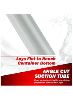 MIRFA Liquid/Fuel Transfer Siphon Pump - Large Squeezing Syphon for Lawn Mowers & Manual Pumping Petrol, Water, etc.  - Image 4