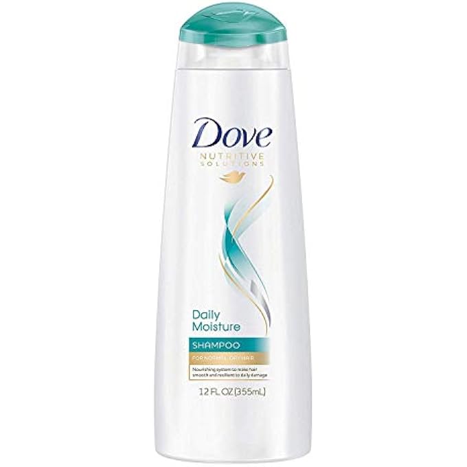 Dove Damage Therapy Shampoo, Daily Moisture, 12oz (Pack of 4)