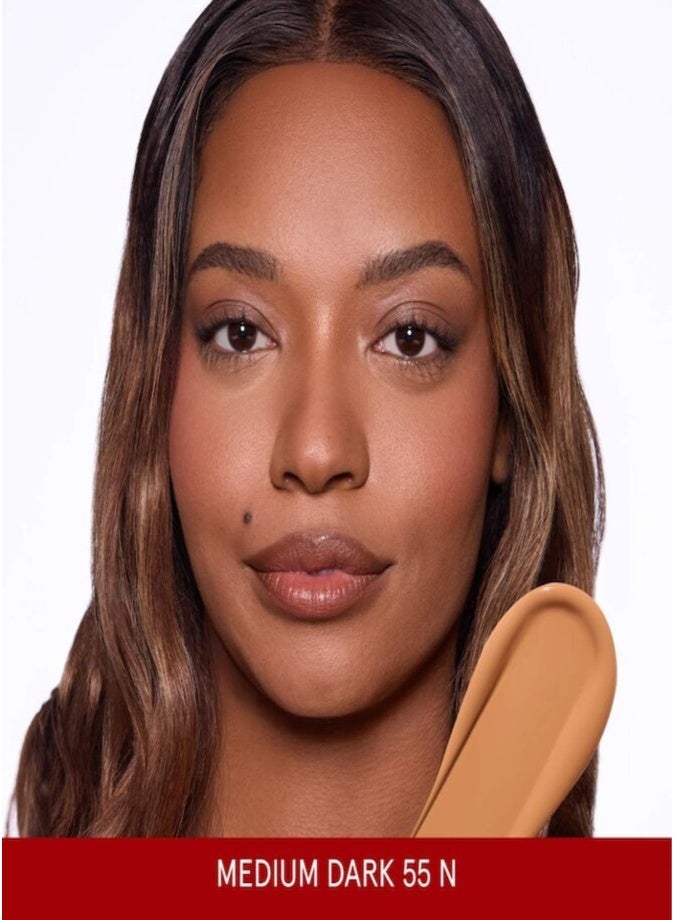 One size ONE/SIZE Turn Up The Base Full Beat Waterproof Liquid Foundation 55N - Medium Dark 30ml – Full Coverage Matte Finish - Image 3