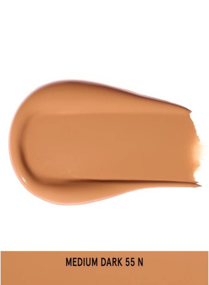 One size ONE/SIZE Turn Up The Base Full Beat Waterproof Liquid Foundation 55N - Medium Dark 30ml – Full Coverage Matte Finish - Image 2