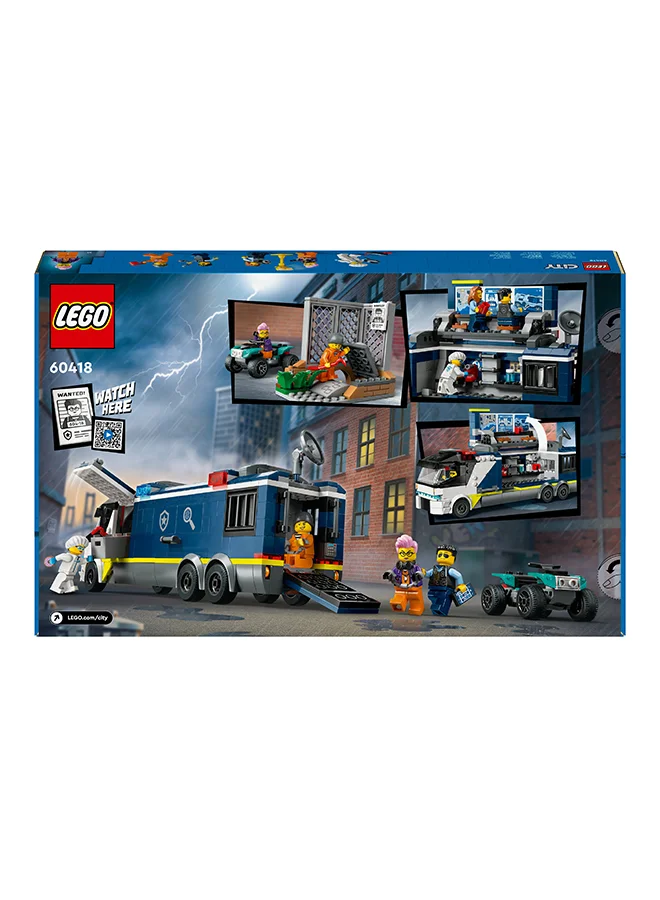 ليغو لعبة شاحنة المختبر الجنائي المتنقل للشرطة 60418 من LEGO® City