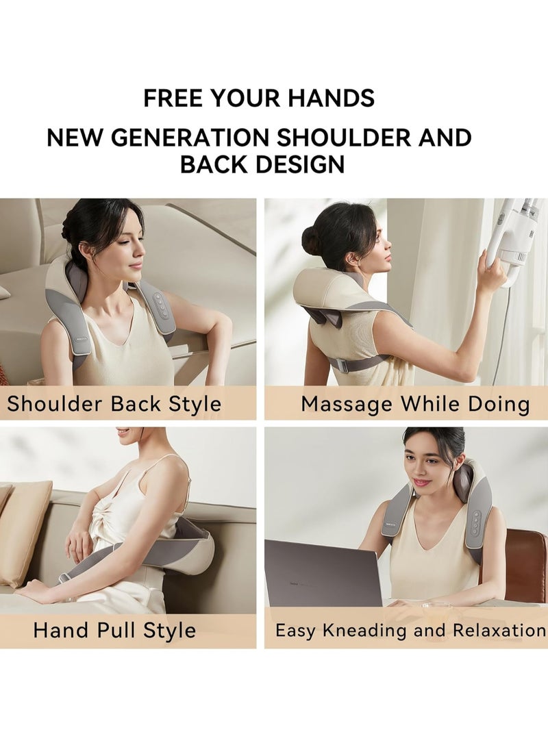 Generic Electric Neck Shoulder Massager with Heat for Pain Relief Deep Tissue Neck Back Leg - Image 4