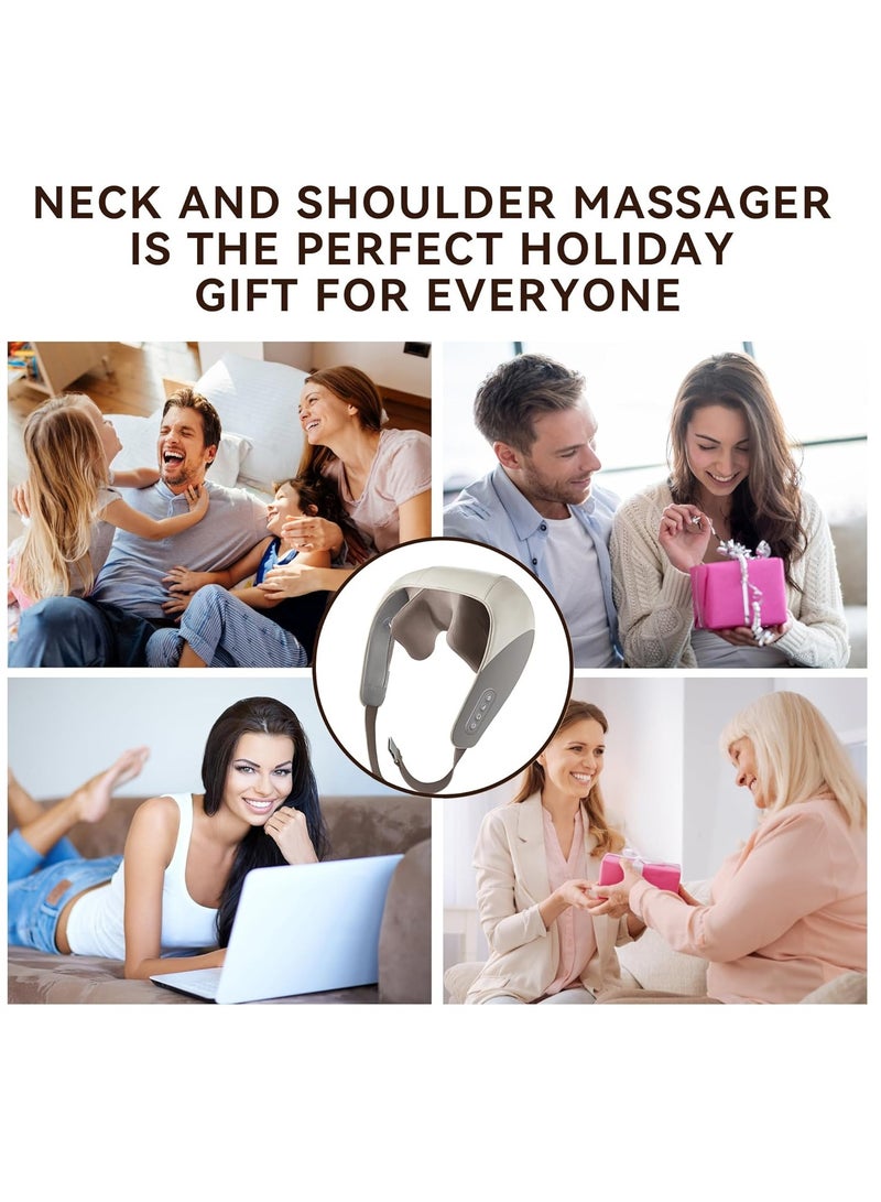 Generic Electric Neck Shoulder Massager with Heat for Pain Relief Deep Tissue Neck Back Leg - Image 5
