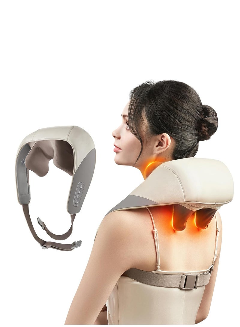 Generic Electric Neck Shoulder Massager with Heat for Pain Relief Deep Tissue Neck Back Leg - Image 1