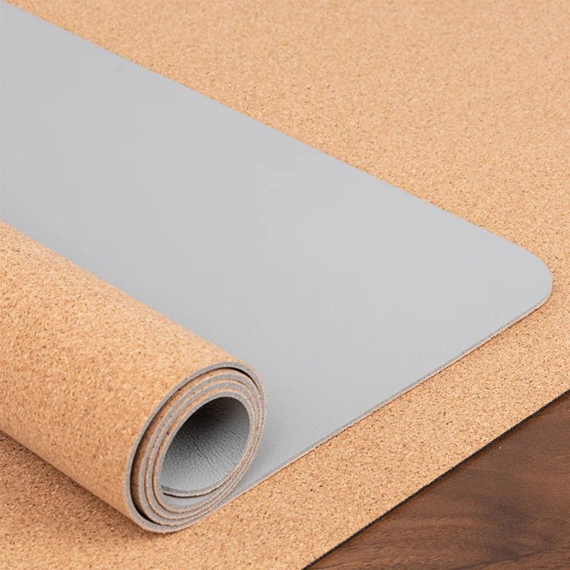 Y&D Natural Cork & PU Leather Desk Pad - Waterproof Dual-Sided Large Office Desk Mat, Ultra-Thin Table Protector & Mouse Pad - Image 1