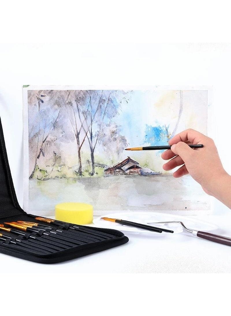 Valkyrie 15 Piece Professional Paint Brush Set  - Image 2