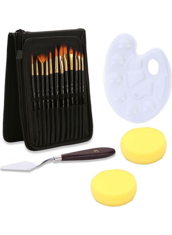Valkyrie 15 Piece Professional Paint Brush Set  - Image 4