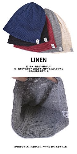 CHARM Mens Cooling Summer Beanie - Womens Crochet Knit Hat Light Breathable Mesh Grey - Image 4