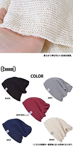 CHARM Mens Cooling Summer Beanie - Womens Crochet Knit Hat Light Breathable Mesh Grey - Image 5