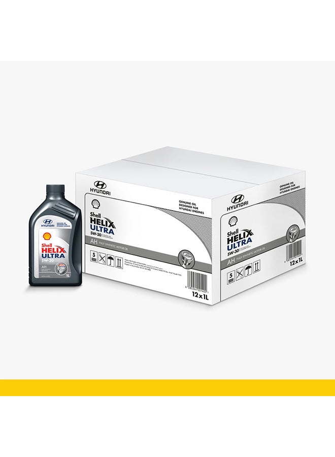 Shell Helix Ultra AH 5W-30 (SL,A5/B5)-Hyundai (12 X 1 Liter carton) - Image 1