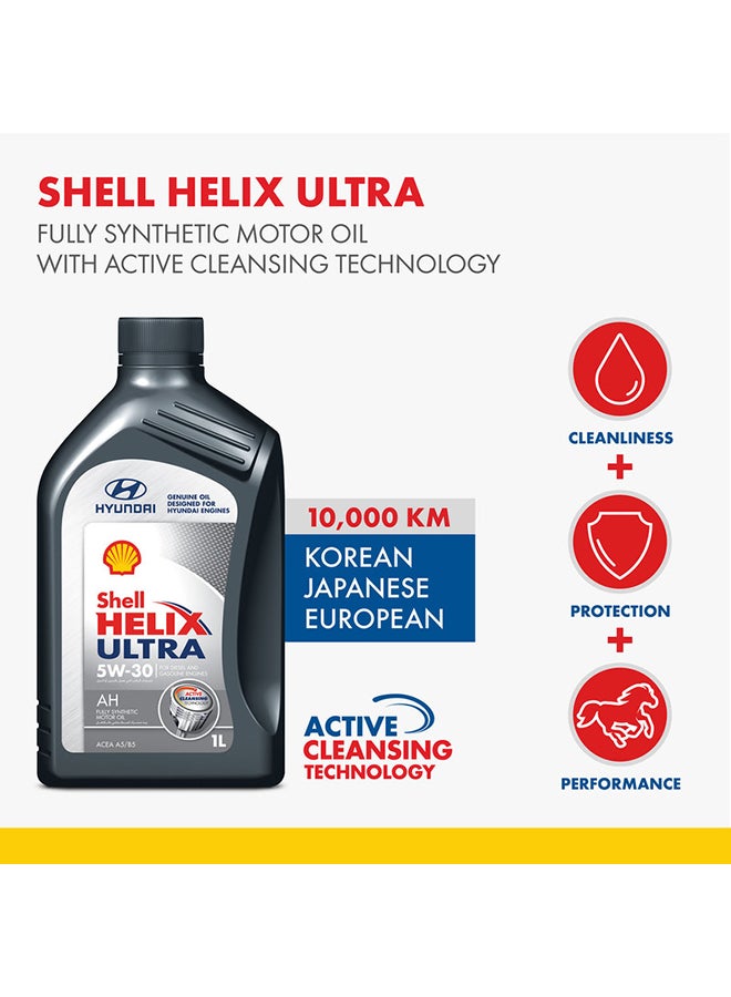 Shell Helix Ultra AH 5W-30 (SL,A5/B5)-Hyundai (12 X 1 Liter carton) - Image 4