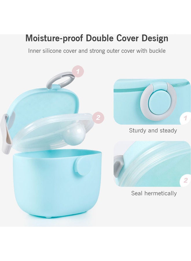 اليشمك علبة حليب الأطفال المجفف - أزرق - Image 3