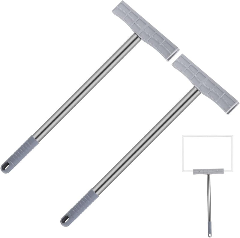 FOYTOKI Leader Tour Guide Sign Holder 2pcs Stainless Steel Signboard Holder Stick for Outdoor Use - Image 1
