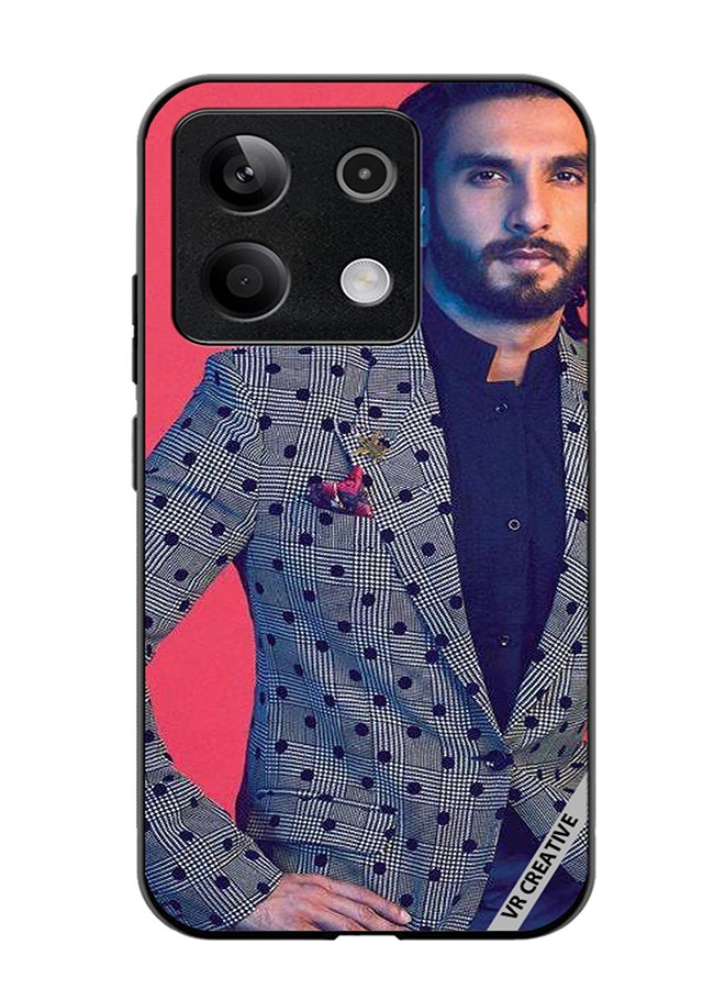 VR CREATIVE Protective Case Cover For Xiaomi Poco X6 Bollywood Actor Ranveer Singh Design Multicolour - Image 1