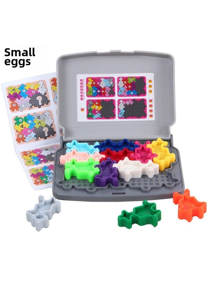 Children's Beneficial Intelligence Games Brain Mobilization Building Blocks Puzzle Chinese And English Parent-child Interactive Toys Desktop Games-Color:Brain Mobilization 8803 - Image 1