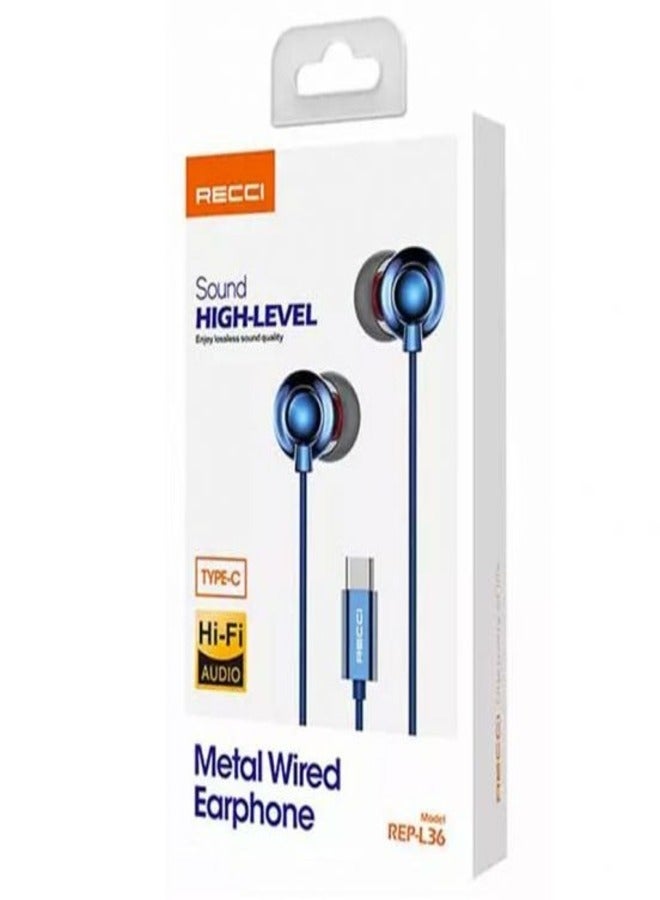 ريتشي سماعات أذن سلكية ريتشي عالية المستوى من نوع تايب سي - Image 4