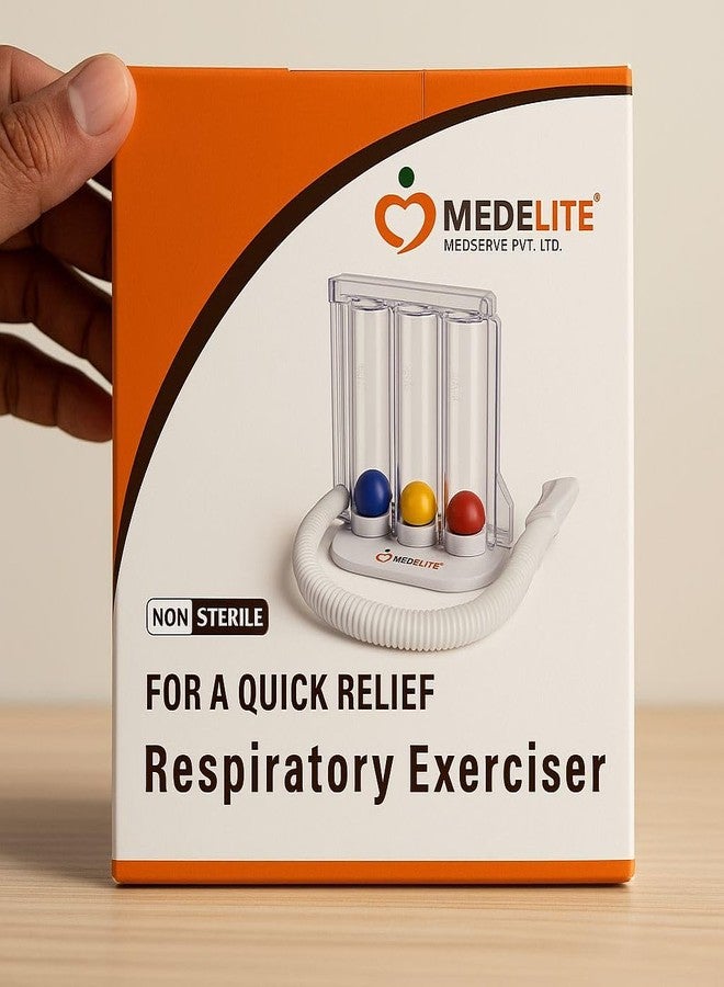 Medelite Medserve Respirometer Deep Breathing and Lung Exerciser - Image 4