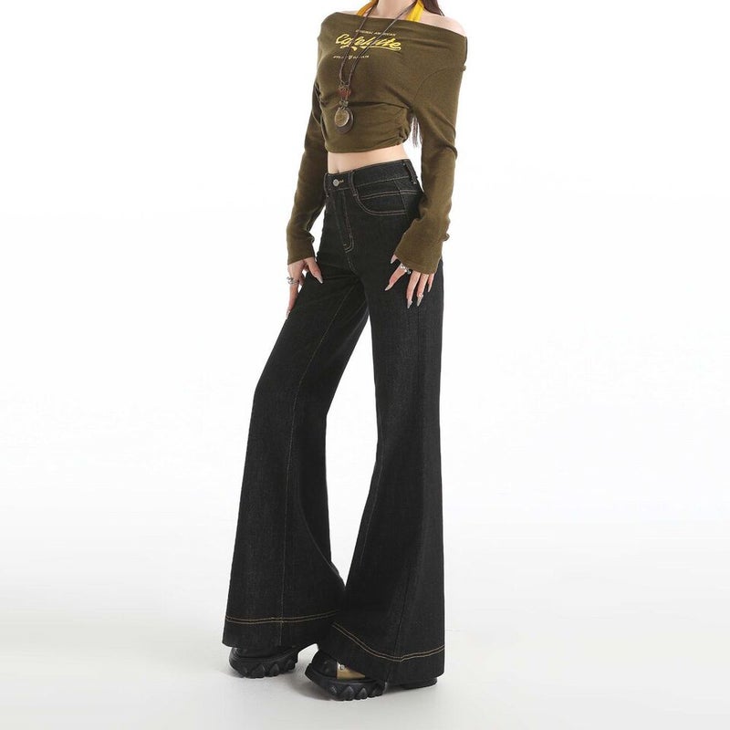 Unisex Classic Denim Jeans Loose Fit Daily Outdoor Wear - Image 2