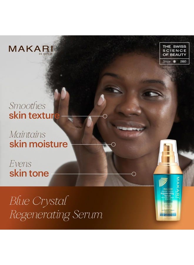Makari Ultimate Intense Blue Crystal Regenerating Serum 50 ml | Anti-Aging and Hydrating Skin Brightening Serum for Face and Body | Skin Care Product with Glutathione, Collagen, and Vitamin C - Image 2