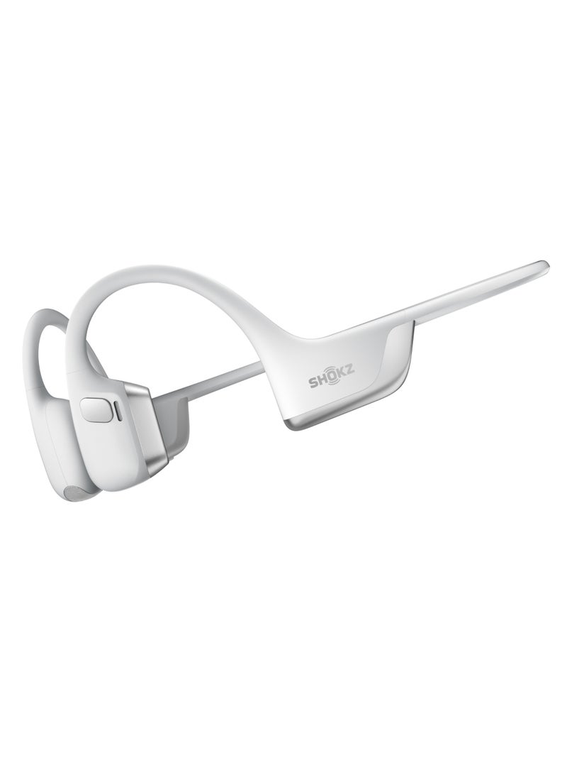 SHOKZ OpenRun Pro 2 Bone Conduction Sports Headphones, Open-Ear Wireless Earphones with Bluetooth 5.3, Noise Cancelling Mics, IP55 Waterproof, 12h Playtime for Running, USB-C Qiuck Charge, Silver Silver - Image 1