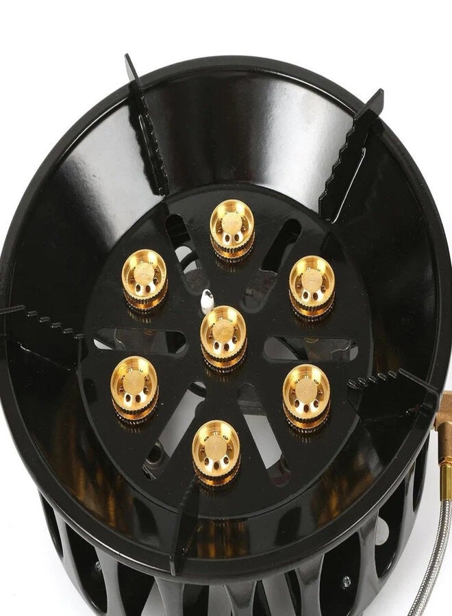 سيفين موقد غاز بشعلة واحدة من الستانلس ستيل - Image 5