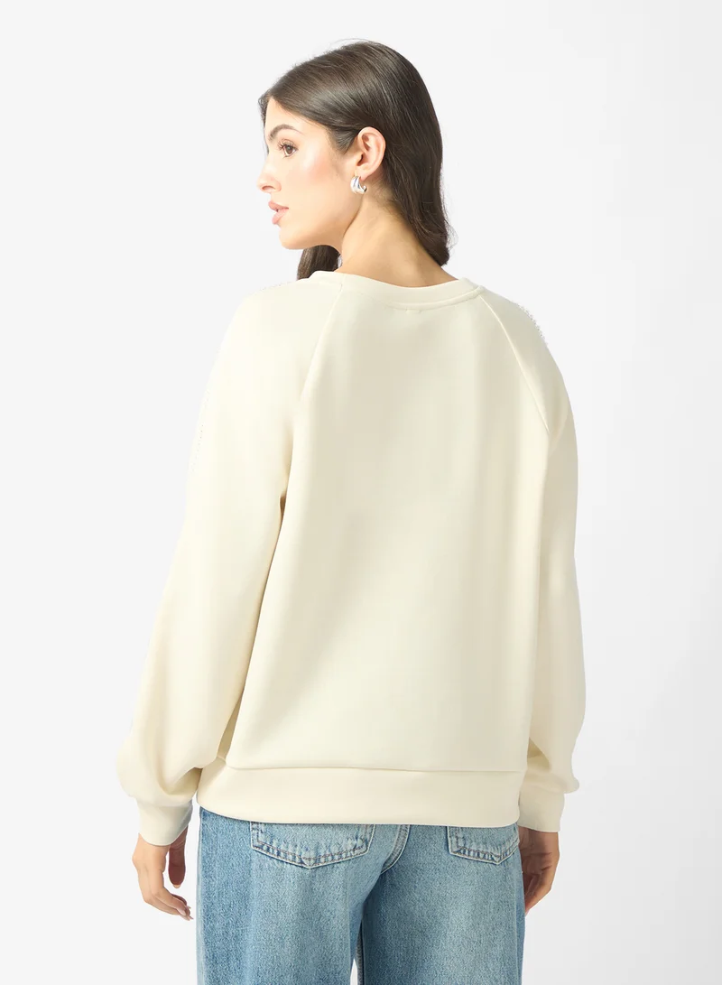 VERO MODA Vmheartley Long Sleeve Sweatshirt