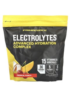 Primaforce, Electrolytes, Advanced Hydration Complex, Tropical Punch, 30 Packets, 0.2 oz (5.8 g) Each