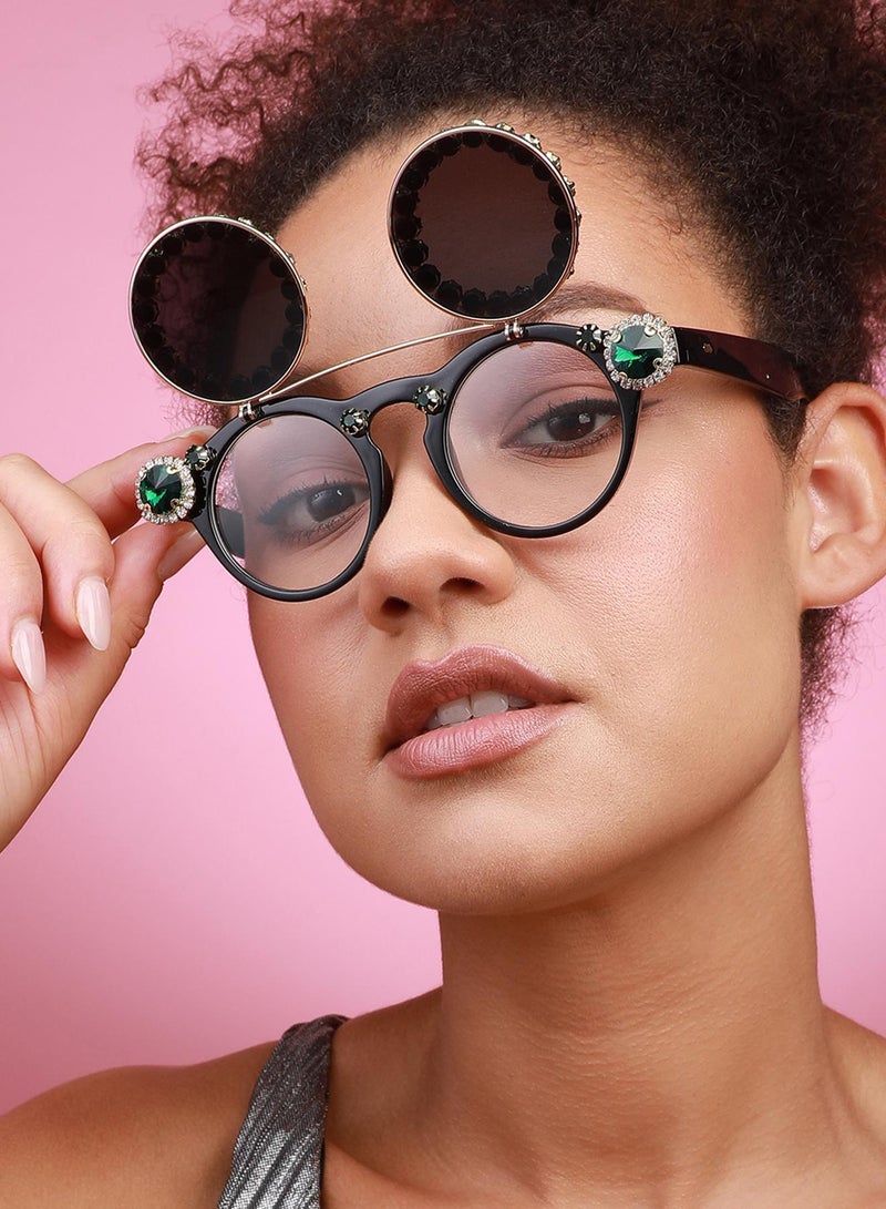 SOHI Dazzling Details: Glamorous Artificial Sunglass Jewellery - Image 4