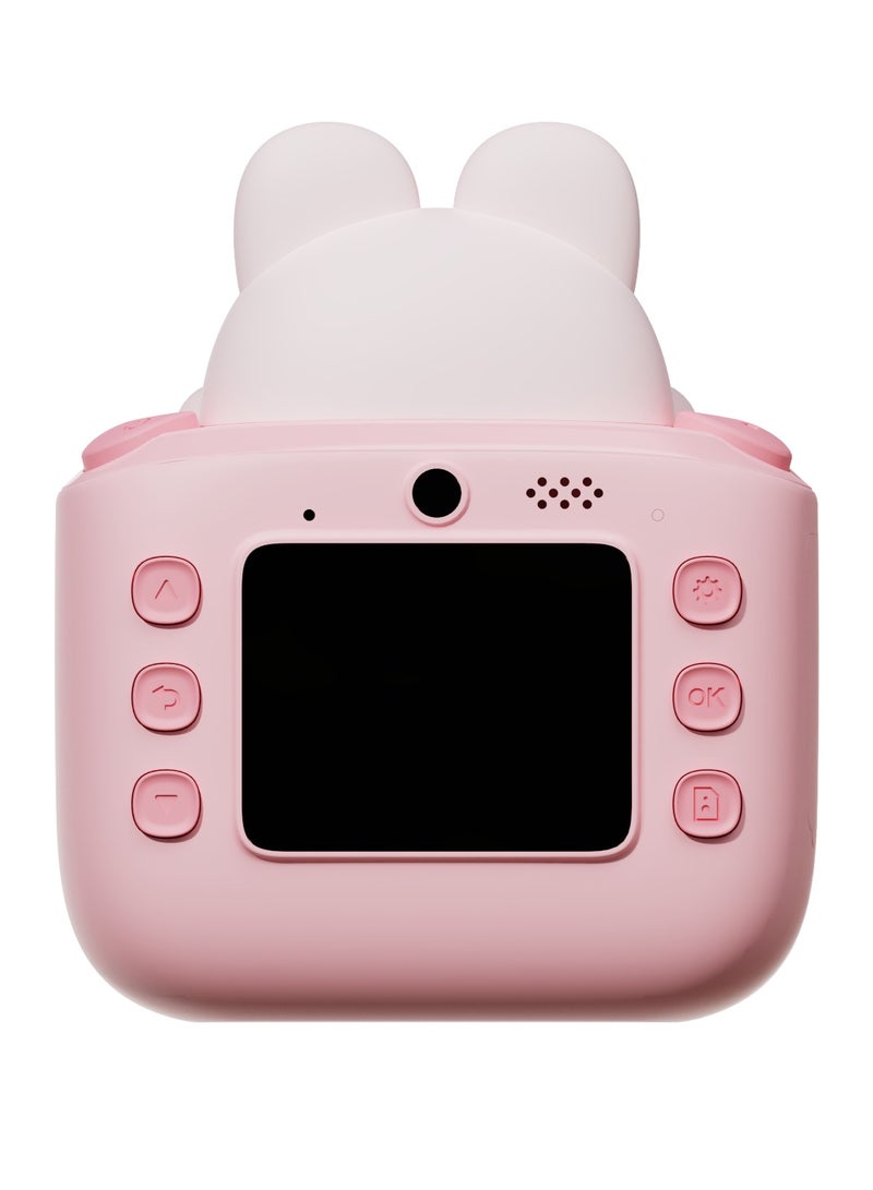 GULFLINK K64 Cute Cartoon Design HD 48 Million Pixels Video Recording 1080P Instant Print Camera Kids Toy for Children - Pink - Image 2
