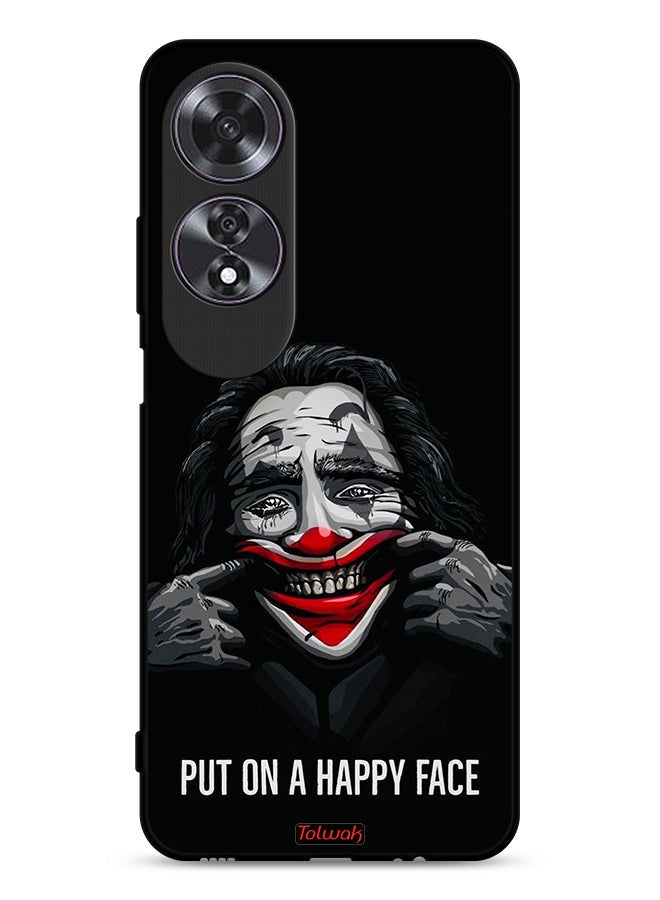 Tolwak Oppo A60 Protective Case Cover Put On Happy Face - Image 1