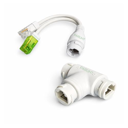 PARUHT POE T Multiplexer Splitter, Poe Synthesizer separator converter cable connector, PoE injector Power Over Ethernet for CCTV System up to 100M POETSP - Image 5