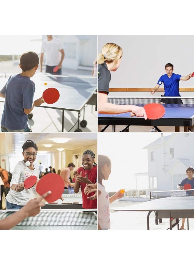 Bukela Ping Pong Paddle Set, Portable Table Tennis Set with Retractable Net, All-in-One Table Tennis Set with Ping Pong Paddles, Balls, Table Top Family Game Random Color - Image 5