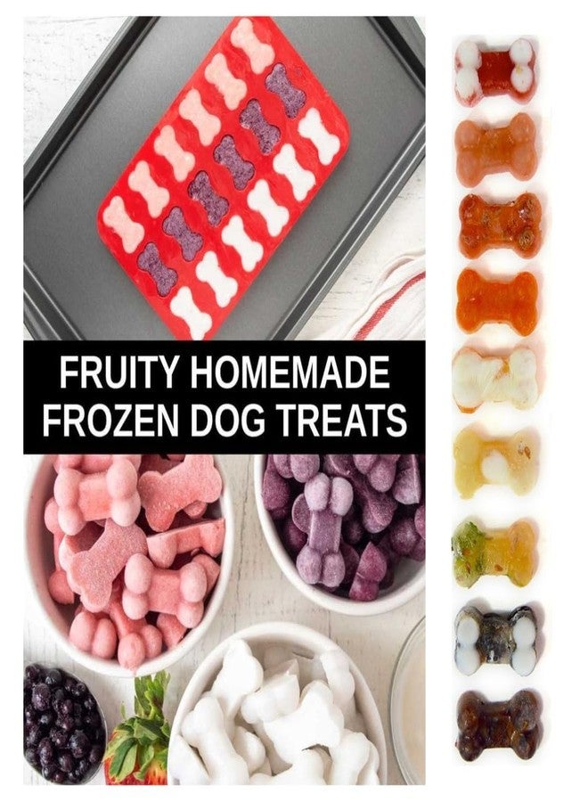 Skytail قوالب سيليكون من سكاي تيل، 18 تجويف على شكل عظمة و8 تجاويف على شكل مخلب، مثالية لصنع حلويات الكلاب، والشوكولاتة، والحلوى، وكعكات أعياد ميلاد الكلاب، وتزيين الكب كيك، والجيلي، والبسكويت، والحلويات، والمافن، والصابون، والراتنج. عبوة من قطعتين. - Image 4