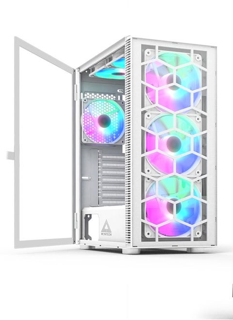 Lancer Gaming PC - Intel Core i5-14400F | RTX 4060 8GB GPU | 32GB DDR5 RAM | 1TB NVMe SSD | 240mm Liquid Cooler | B760 MOBO | 650W 80+ PSU | WiFi/BT/Windows 11 Pro | Game Sekret Desktop Computer