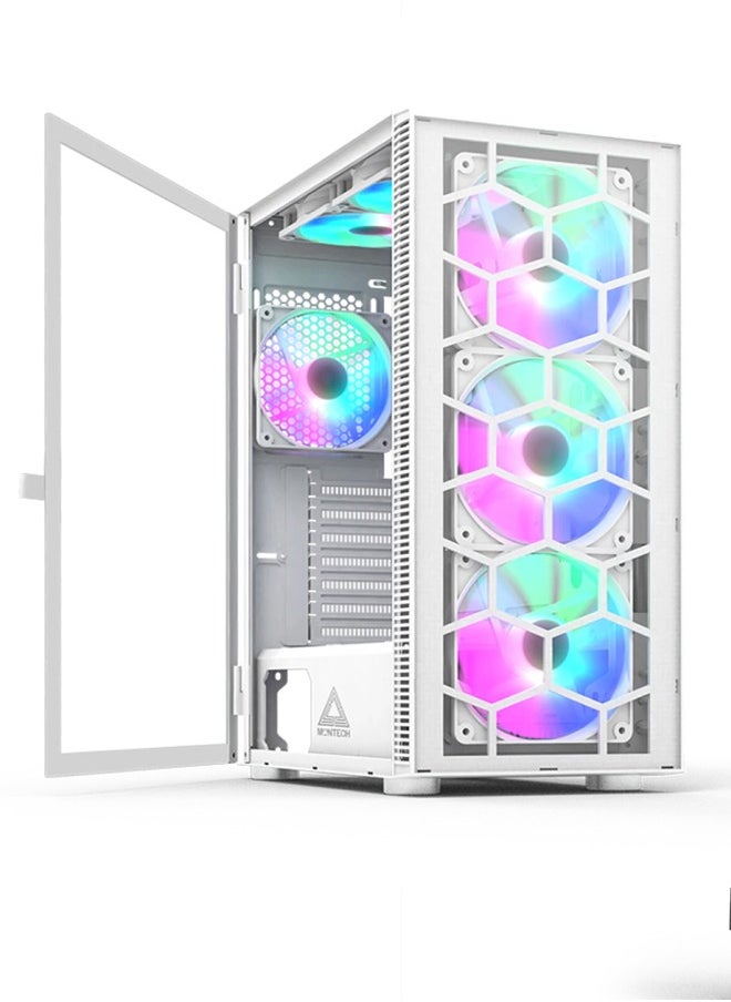 Lancer Gaming PC - Intel Core i5-14400F | RTX 4060 8GB GPU | 32GB DDR5 RAM | 1TB NVMe SSD | 240mm Liquid Cooler | B760 MOBO | 650W 80+ PSU | WiFi/BT/Windows 11 Pro | Game Sekret Desktop Computer