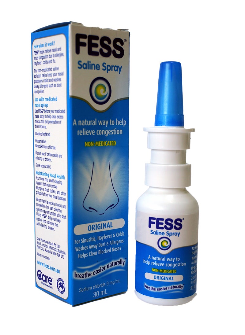 FESS Saline Nasal Spray-30Ml  - Image 1