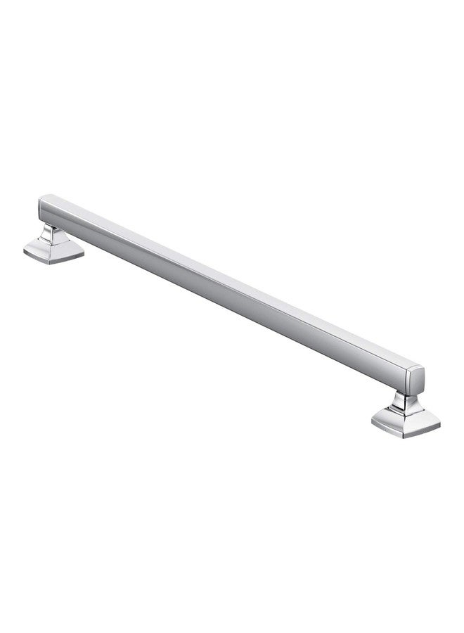 Moen YG5118BN Bathroom Safety 18-Inch Stainless Steel Transitional Bathroom Grab Bar, Brushed Nickel - Image 1
