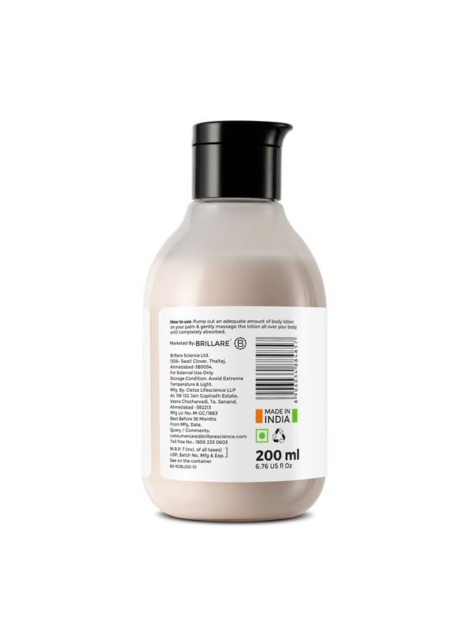 BRILLARE ROSE & COCONUT BODY LOTION 200ML - Image 2