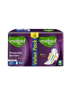 Molped Total Protection Value Pack Extra Long 14 Pads 