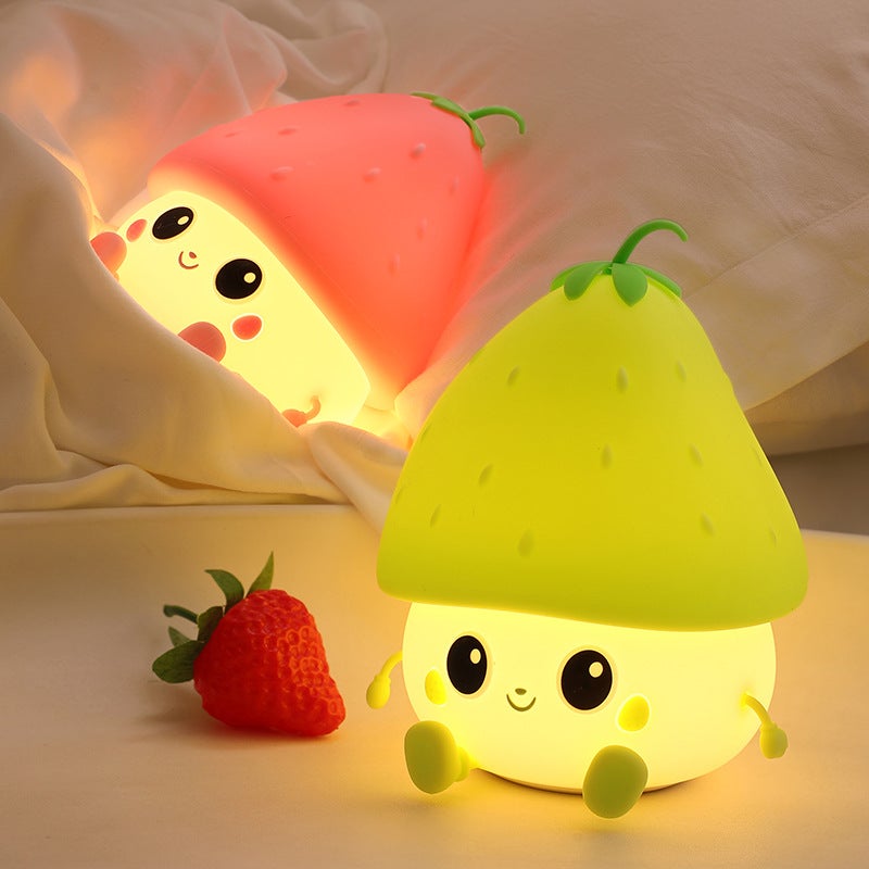 New Berry Worry Fun Lamp Usb Smart Children'S Night Silicone Lamp Cute Girls Holiday Gift Night Light - Image 3