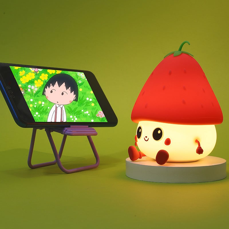 New Berry Worry Fun Lamp Usb Smart Children'S Night Silicone Lamp Cute Girls Holiday Gift Night Light - Image 4