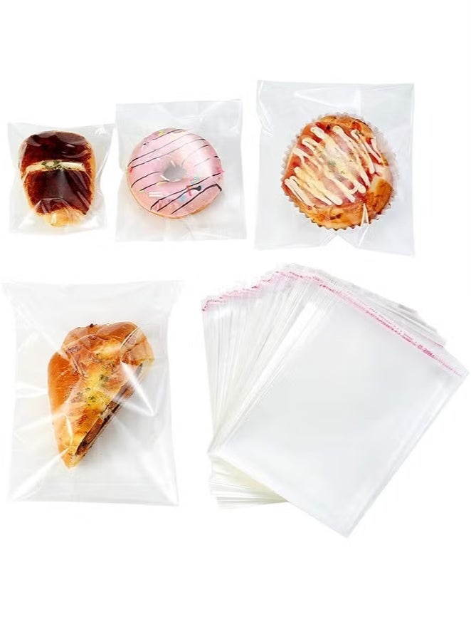 100 Clear Resealable Plastic Bags Snack Self-Sealing Bags for Packaging Cookies, Gifts, and Products, 4x5 inches (10*12 cm) - Image 3