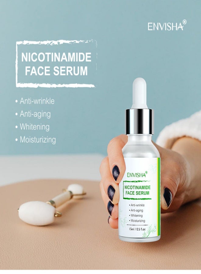 ENVISHA Niacinamide Essence, suitable for facial hydration, anti-wrinkle, anti-aging - 15ml - Image 3