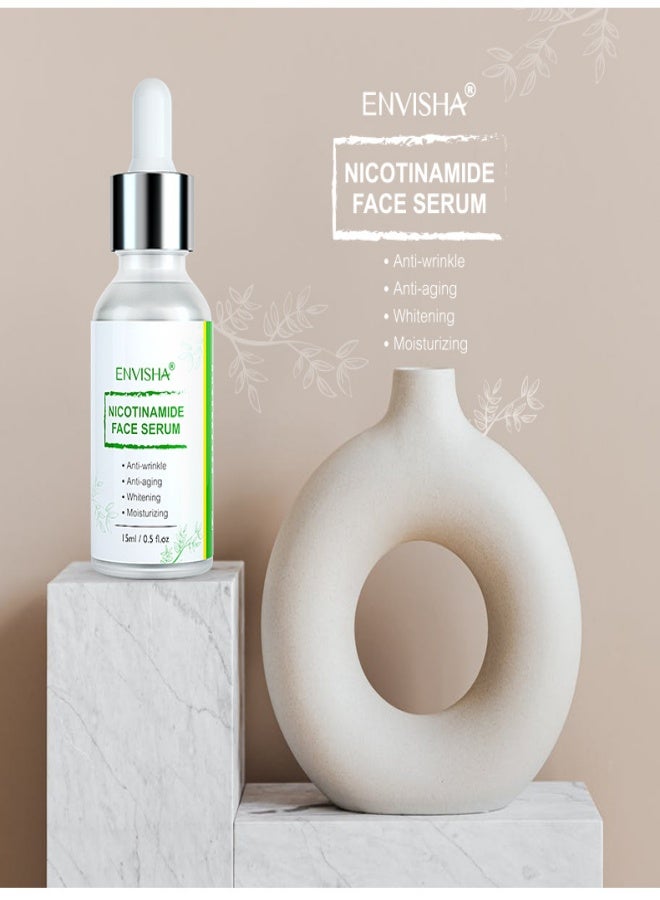ENVISHA Niacinamide Essence, suitable for facial hydration, anti-wrinkle, anti-aging - 15ml - Image 4