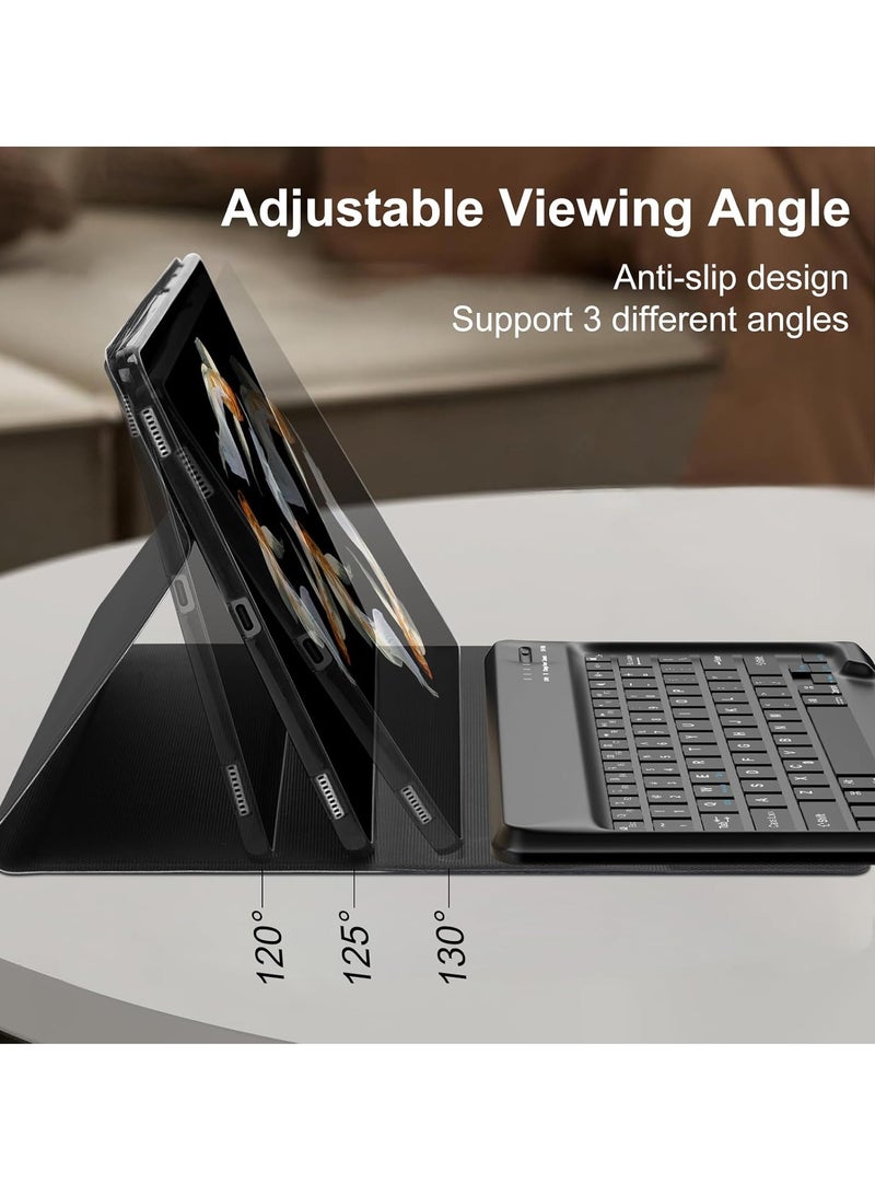 ELTRAZONE 2022 Samsung Galaxy Tab S9 Ultra 2023/S8 Ultra Keyboard Protective Case | 14.6 Inch Slim Smart Cover with S Pen Holder | Multi-Use Bluetooth Keyboard for Galaxy Tab S9 Ultra  Stylish & Durable Black Protective Case - Image 3