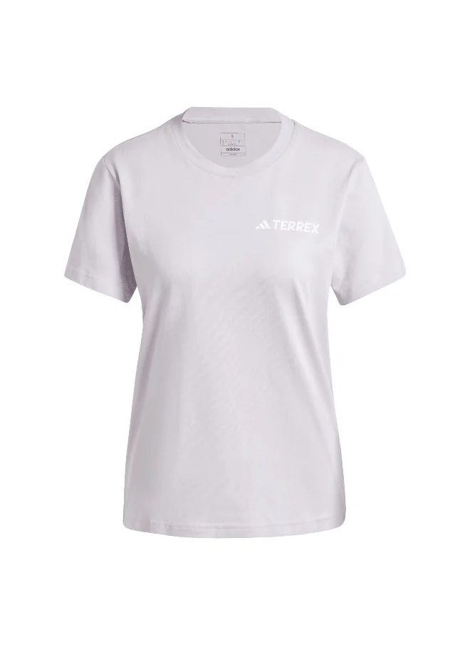 Adidas adidas Tx Mountain Tee Purple Hiking T-Shirts 2XS