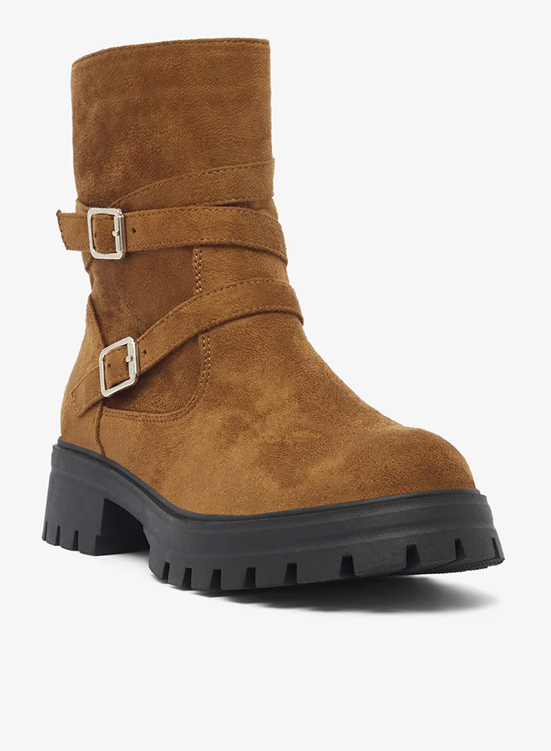ELLA Chunky Sole Ankle Boots