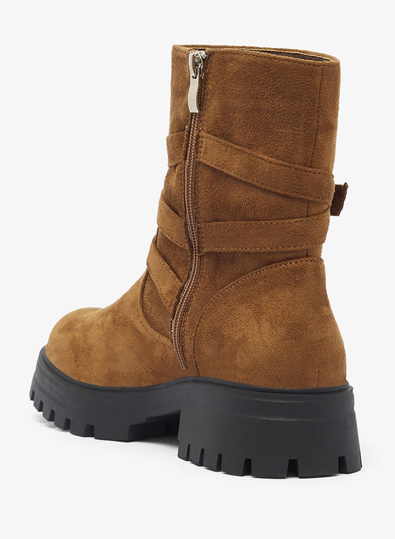 ELLA Chunky Sole Ankle Boots - Image 2