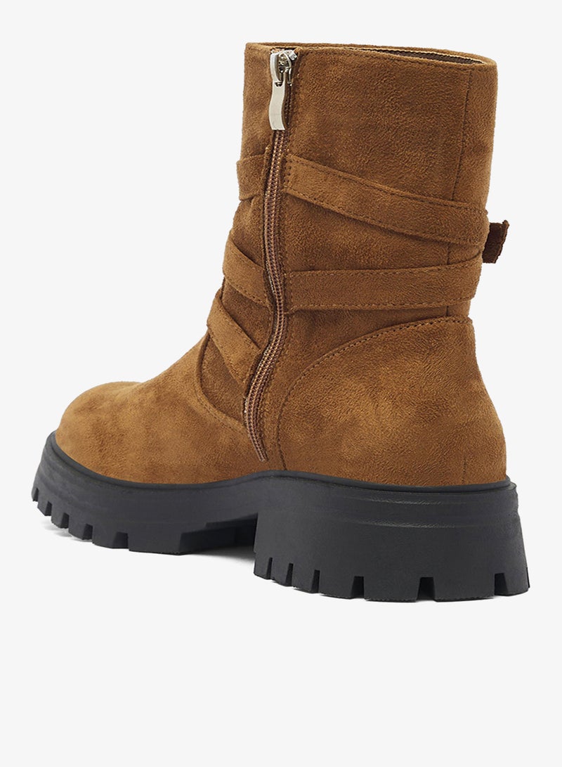 ELLA Chunky Sole Ankle Boots - Image 2